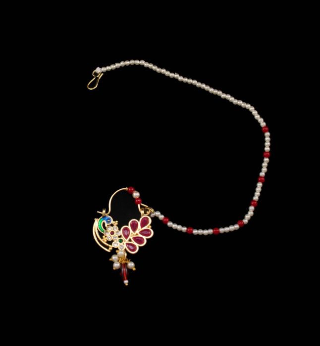 Rajputi nath on sale gold designs